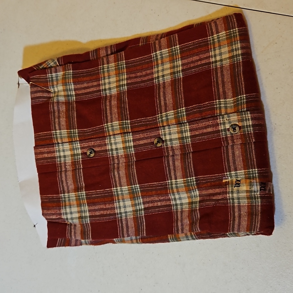 Croft & barrow mens flannel shirt long sleeve xxl - Picture 6 of 6